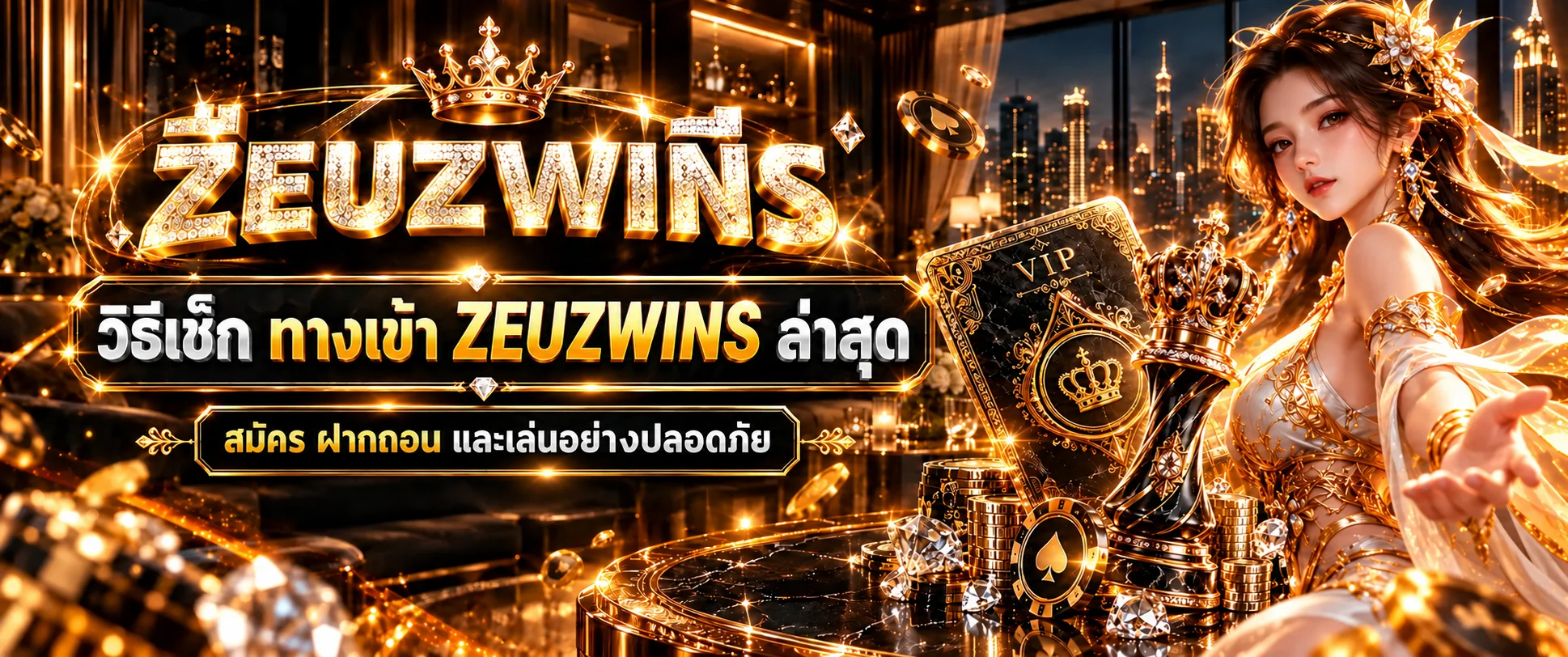 ZEUZWINS | วิธีเช็กทางเข้าล่าสุด สมัครและฝากถอน